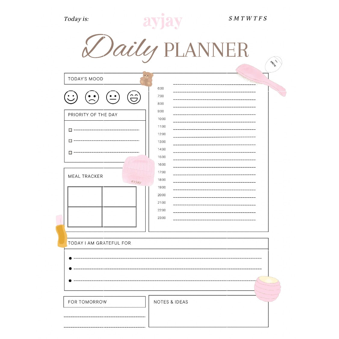 AYJAY DAILY PLANNER