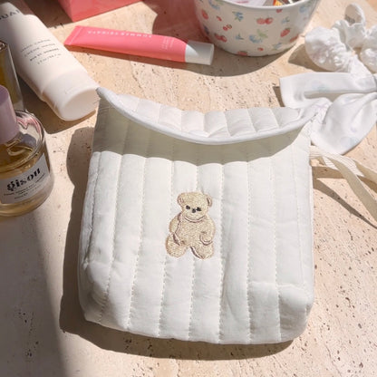 TEDDY BEAR SNAP POUCH-AYJAY