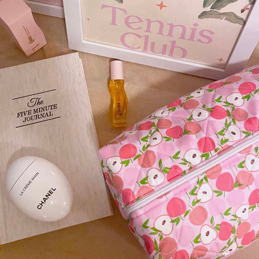 PEACHES MAKEUP BAG