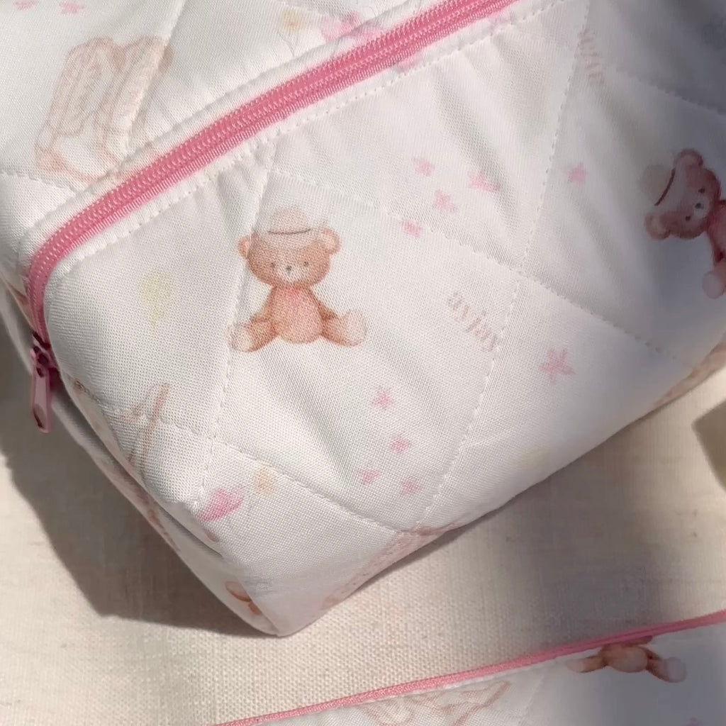 AYJAY COWGIRL COUNTRY TEDDY MAKE-UP BAG-AYJAY