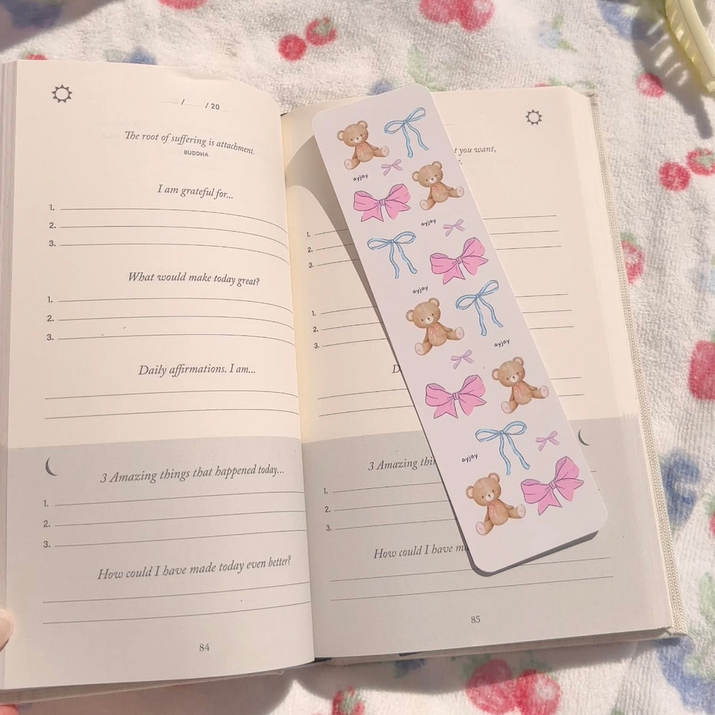 TEDDY BOW BOOKMARK-AYJAY