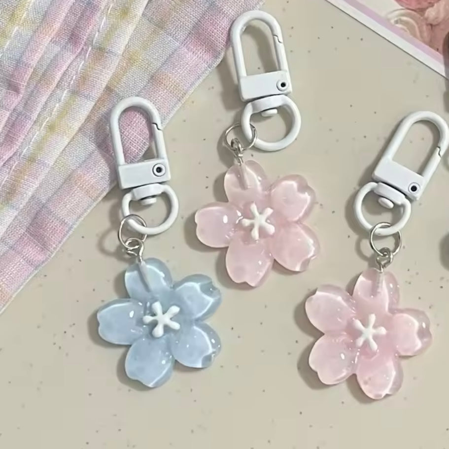 LILY FLOWER BAG CHARM