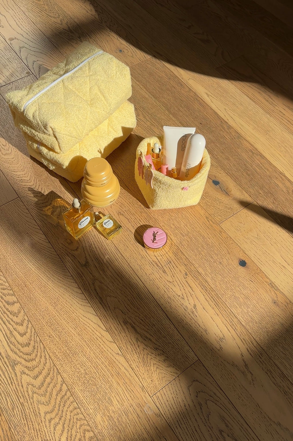 BUTTER YELLOW TEDDY ORGANIZER