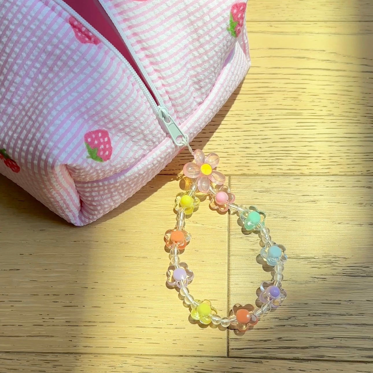 PASTEL FLOWER BAG CHARM-AYJAY