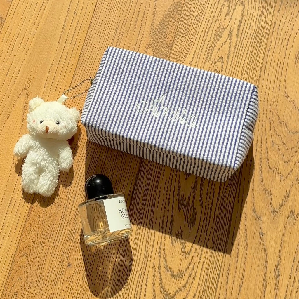 NAVY STRIPES CUSTOM BAG