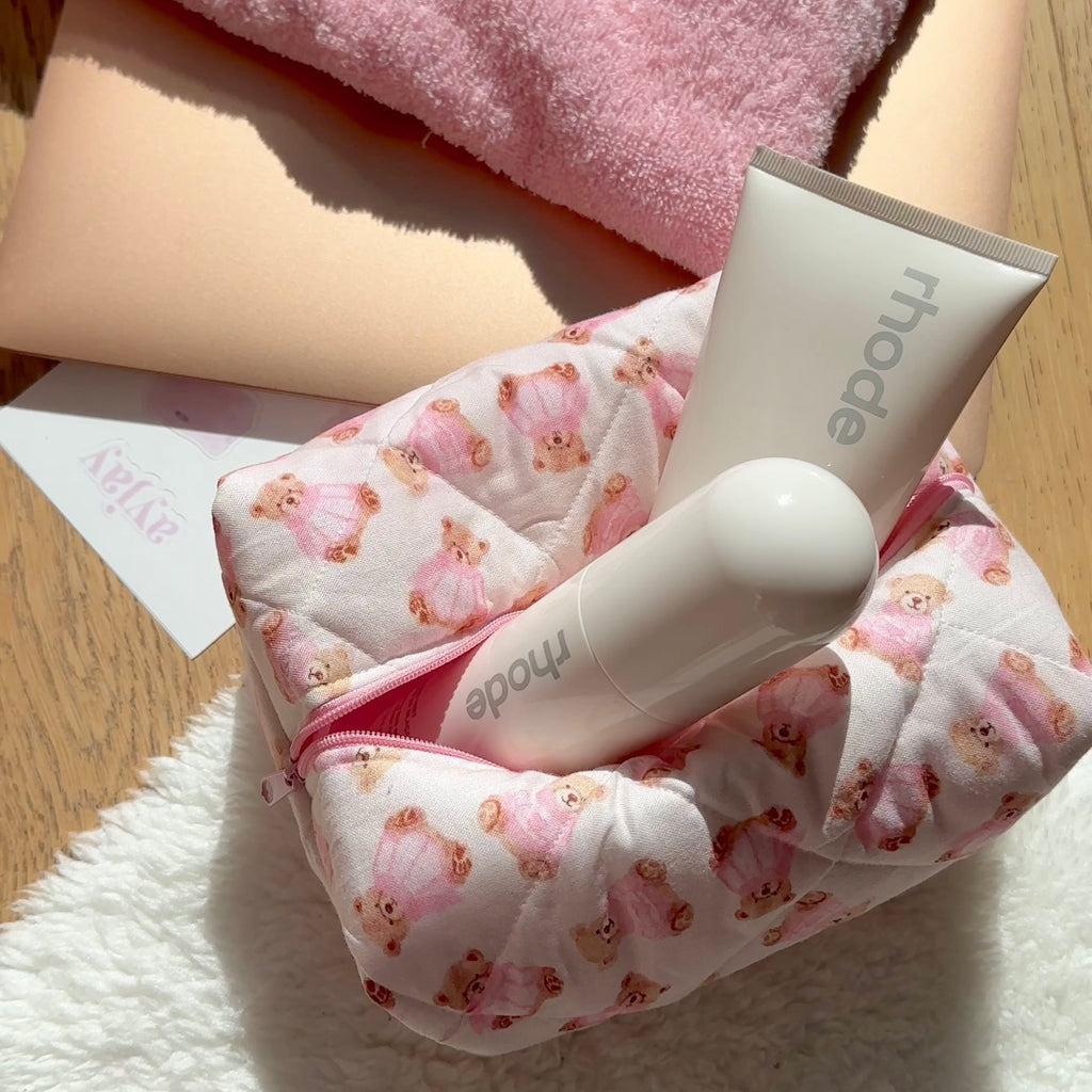 PINK SWEATER TEDDY BEAR