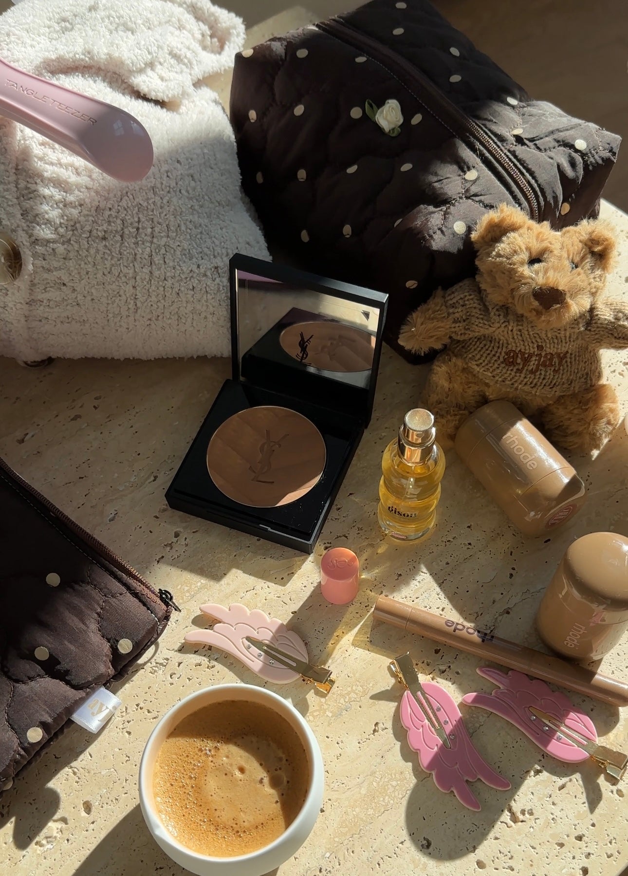 DOTTY ABOUT YOU BROWN POLKA DOTS