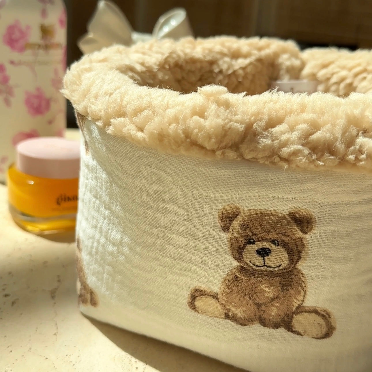 TEDDY BEAR CAMEL BROWN ORGANIZER