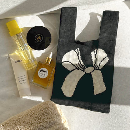 MINI BOW TOTEBAG BLACK-AYJAY