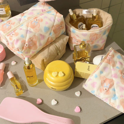 SWEETHEART BEAR MAKEUP BAG