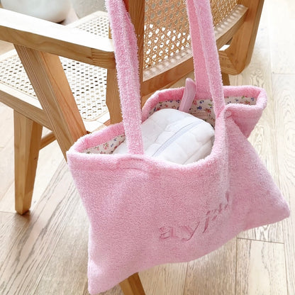 PINK TEDDY TOTE BAG