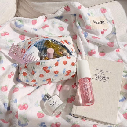 STRAWBERRY BLUES MAKE-UP BAG-AYJAY