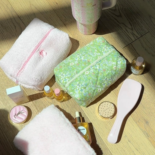 GREEN GARDEN MAKEUP BAG