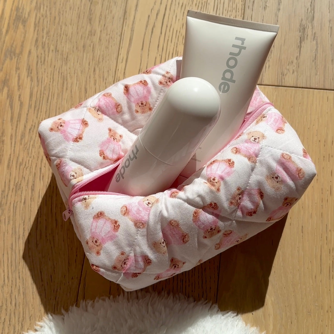 PINK SWEATER TEDDY BEAR