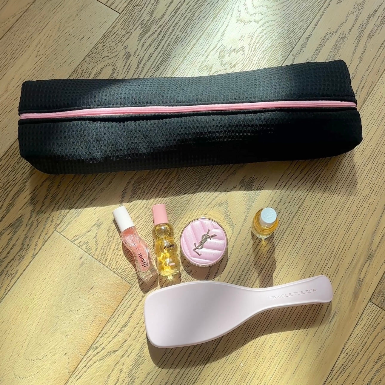 BLACK WAFFLE & PINK HAIRTOOL DYSON BAG