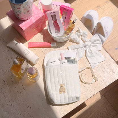 TEDDY BEAR SNAP POUCH-AYJAY