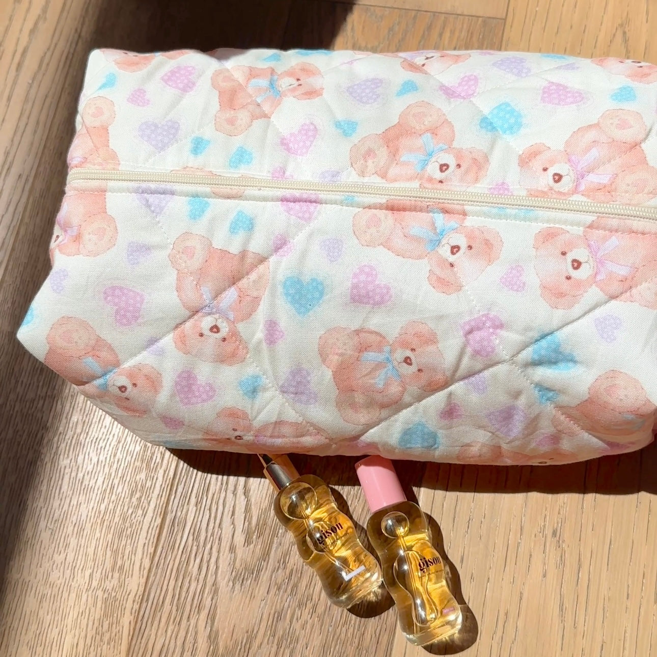 SWEETHEART BEAR MAKEUP BAG