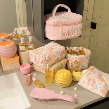SWEETHEART BEAR MAKEUP BAG