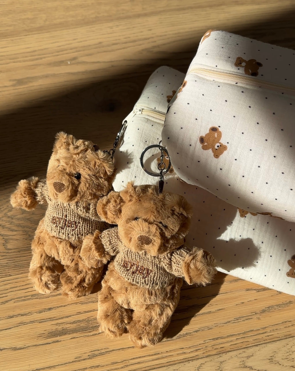 LIMITED EDITION AYJAY KEYCHAIN BEAR BAG CHARM