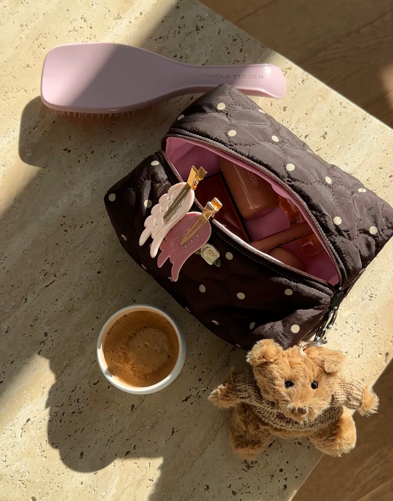 DOTTY ABOUT YOU BROWN POLKA DOTS