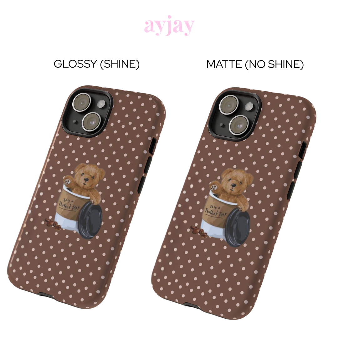 BROWN POLKA DOTS PHONE CASE – AYJAY BROWN POLKA DOTS PHONE CASE – AYJAY