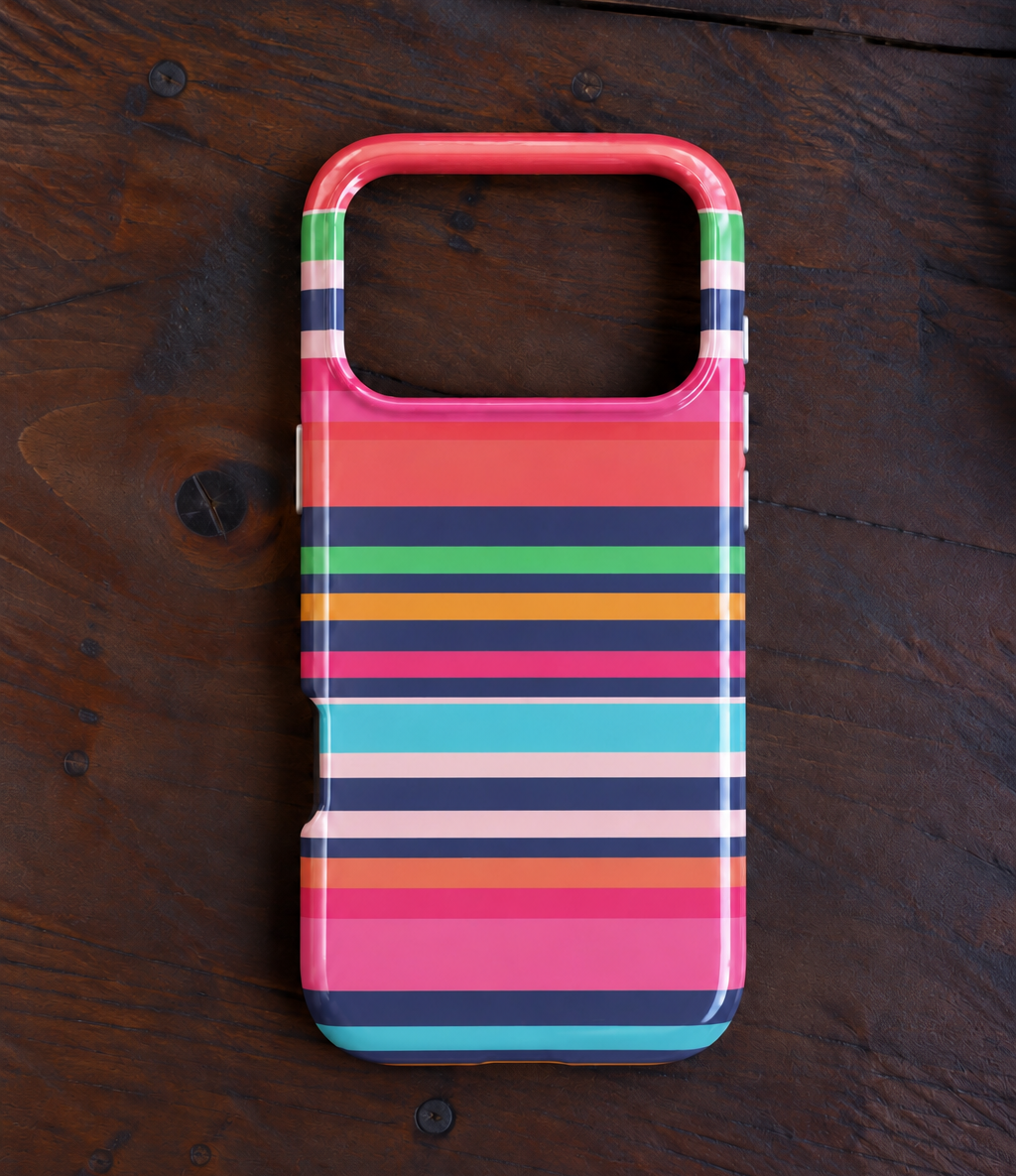 SAVANNAH STRIPES PHONE CASE