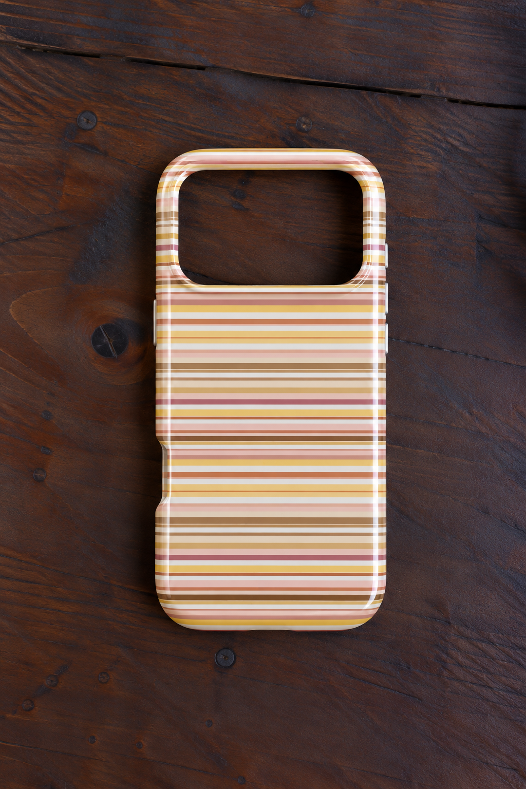 MINIMALIST YELLOW STRIPES PHONE CASE