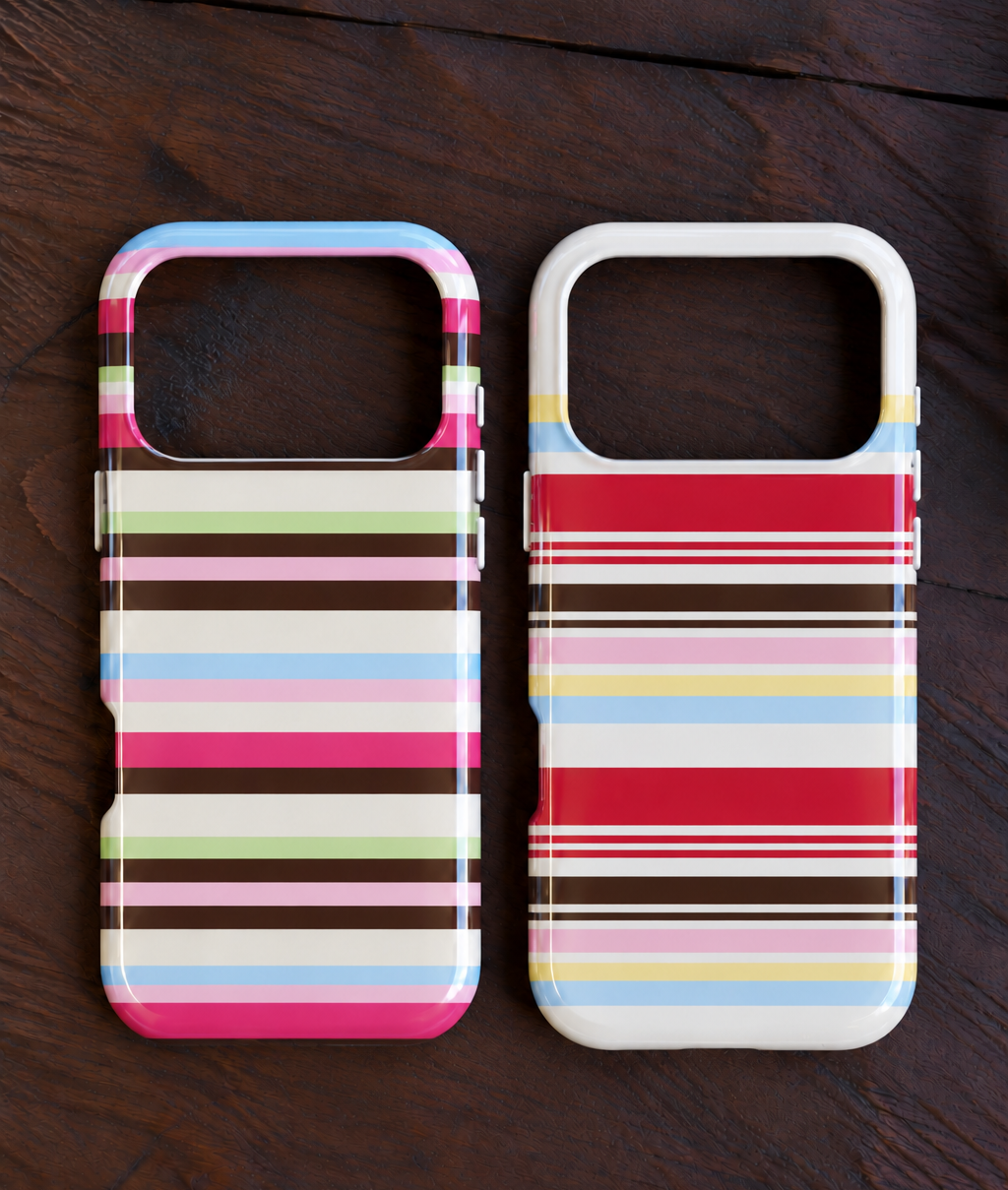 SUGAR & SPICE STRIPES PHONE CASE