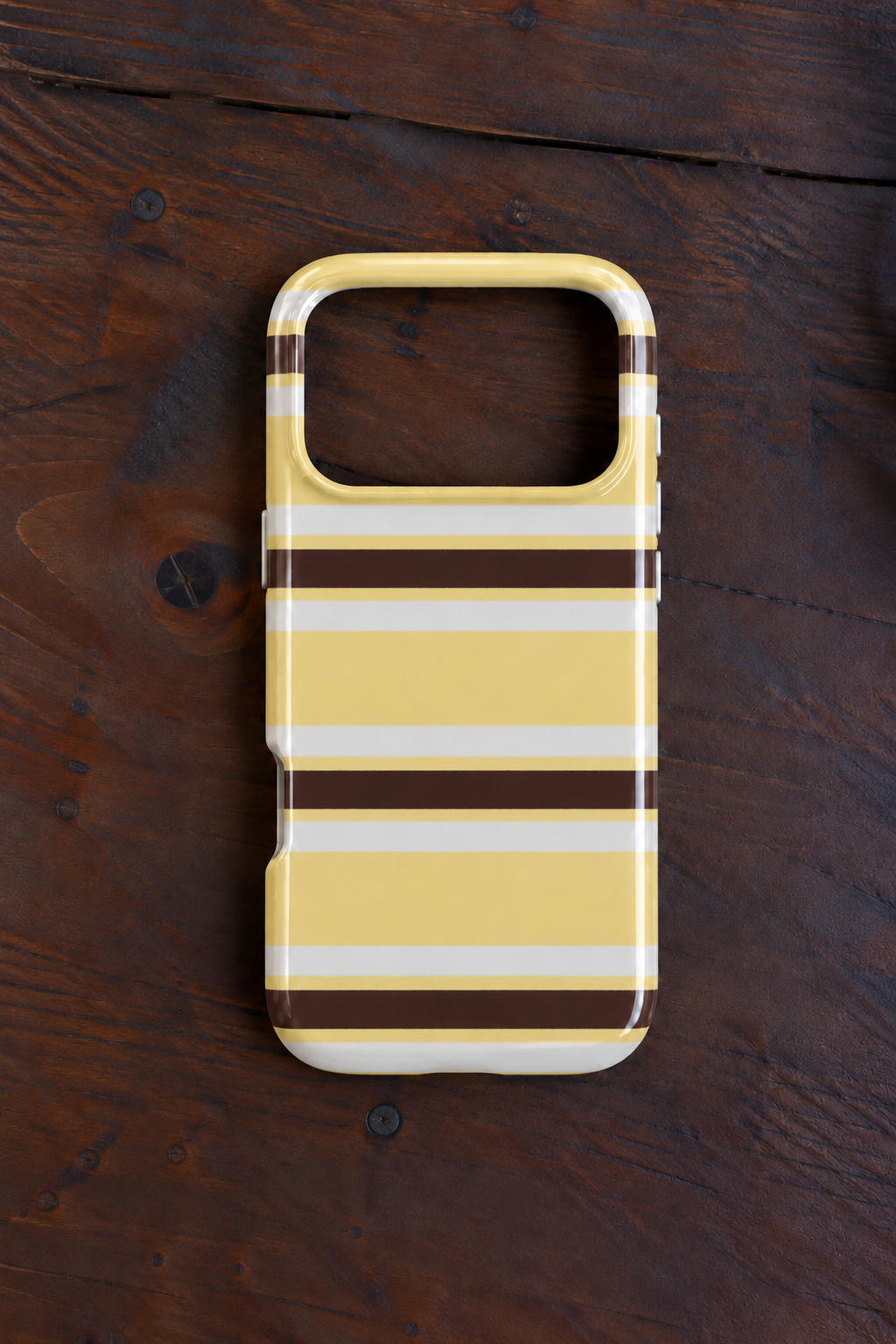 LEMON TRUFFLE STRIPES PHONE CASE