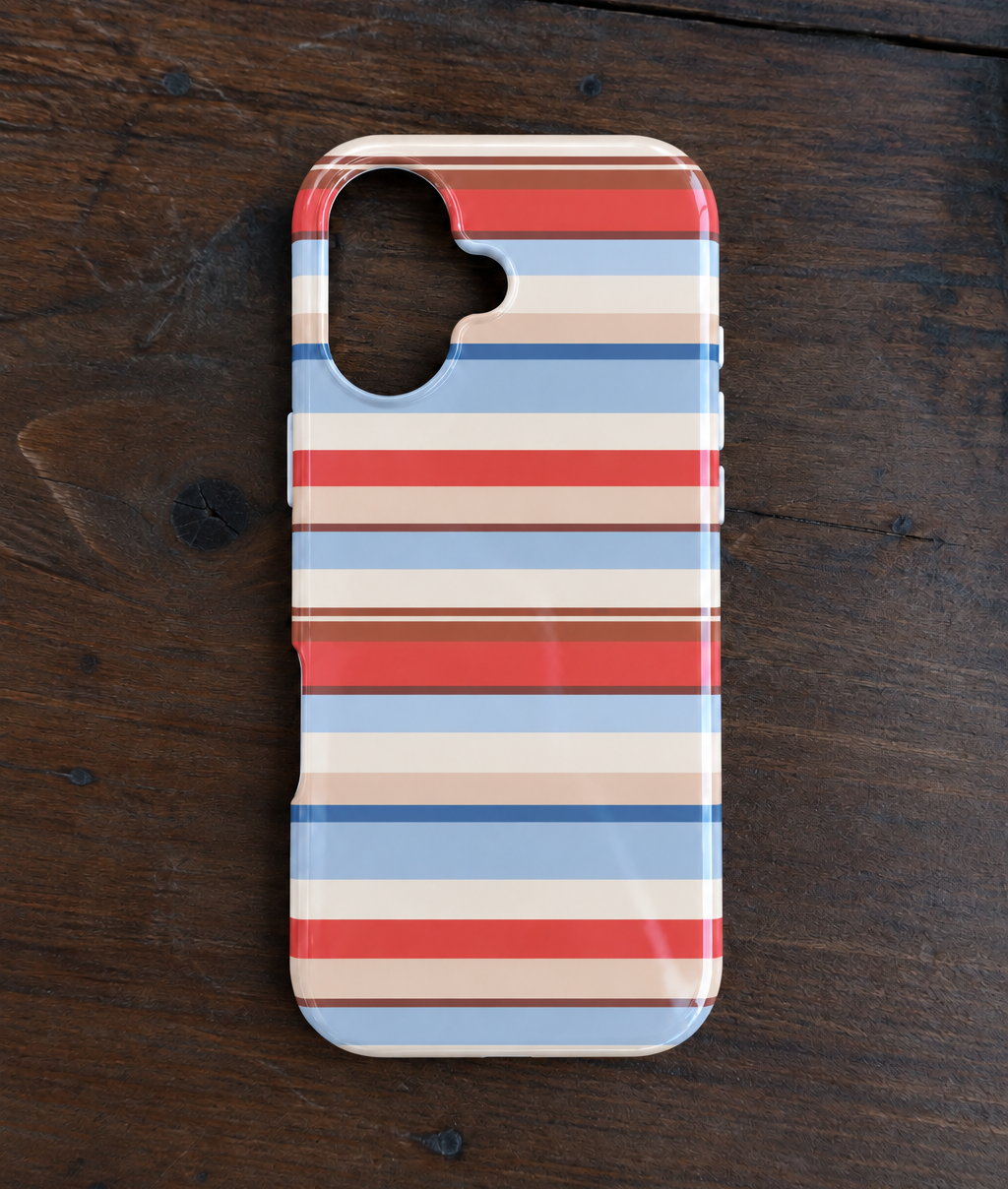 CAPE COD STRIPES PHONE CASE