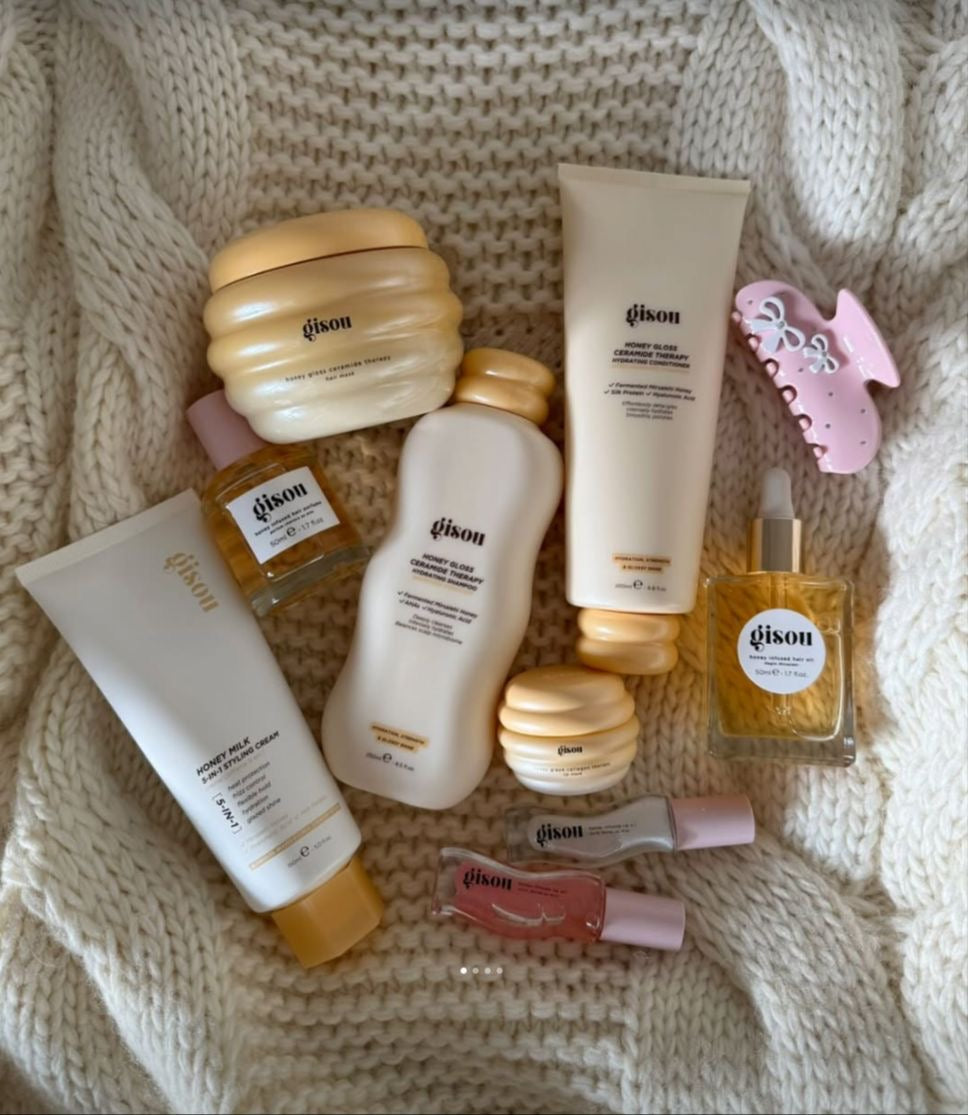 PINK WHITE BOWS HAIR CLAW