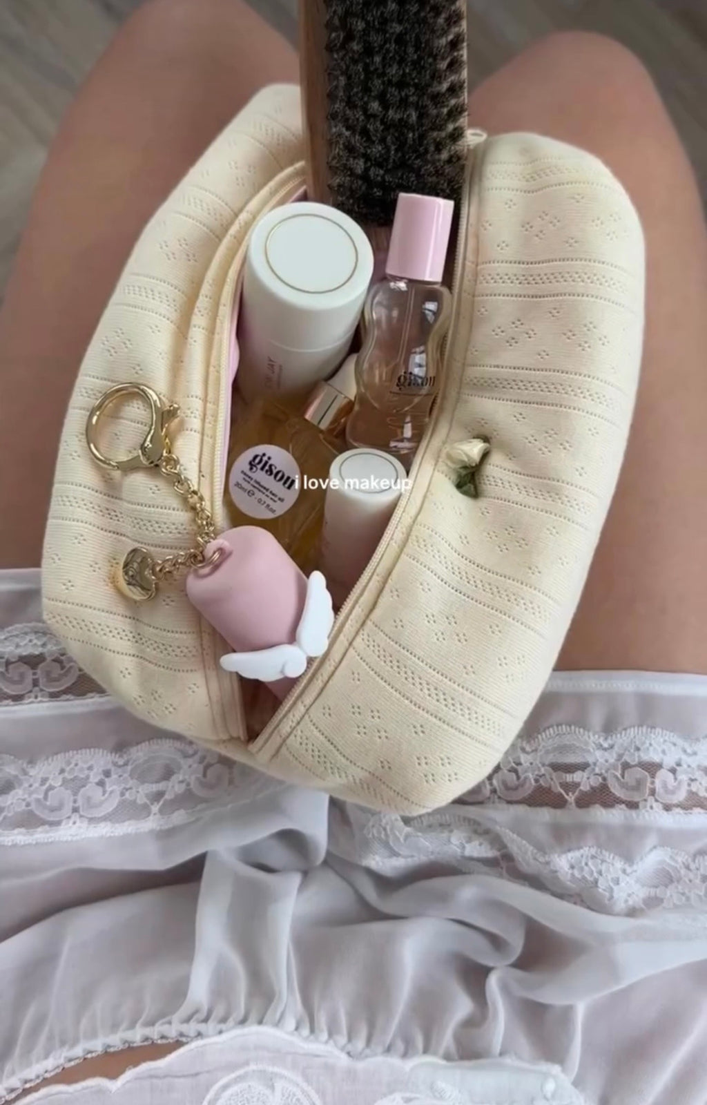 YELLOW LACE KNIT JACQUARD