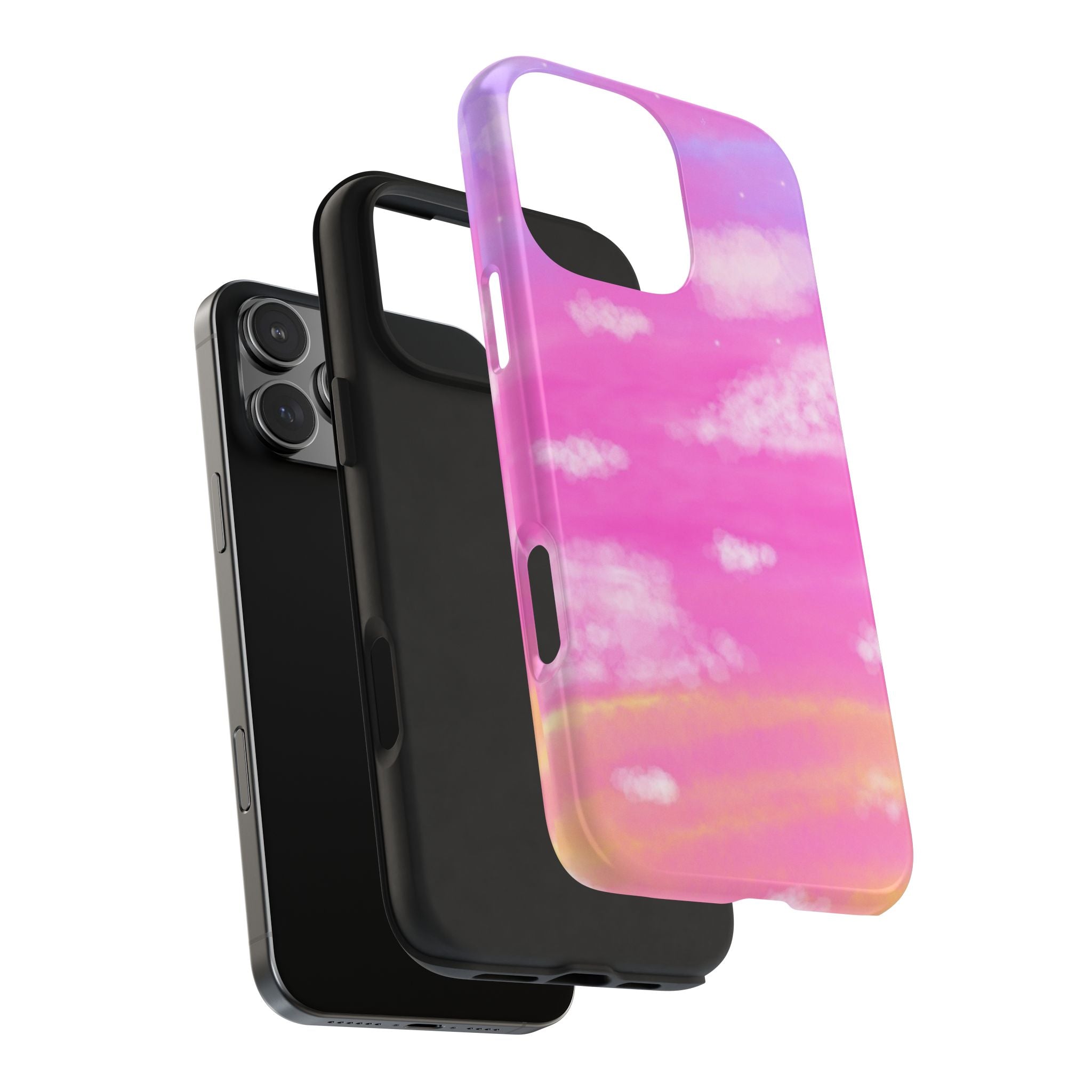 PINK SUNSET CLOUDS PHONE CASE
