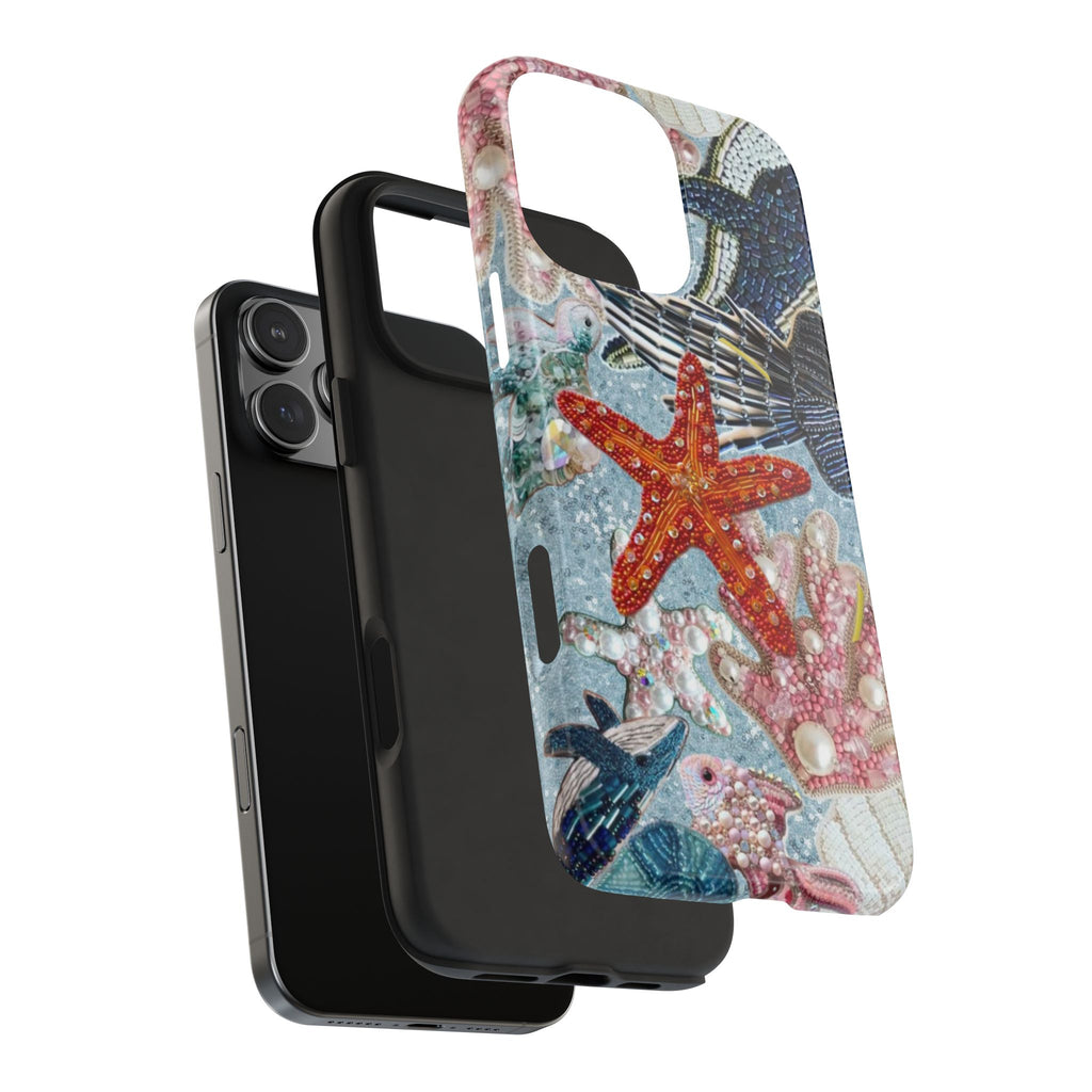 EMBELLISHED STARFISH PHONE CASE