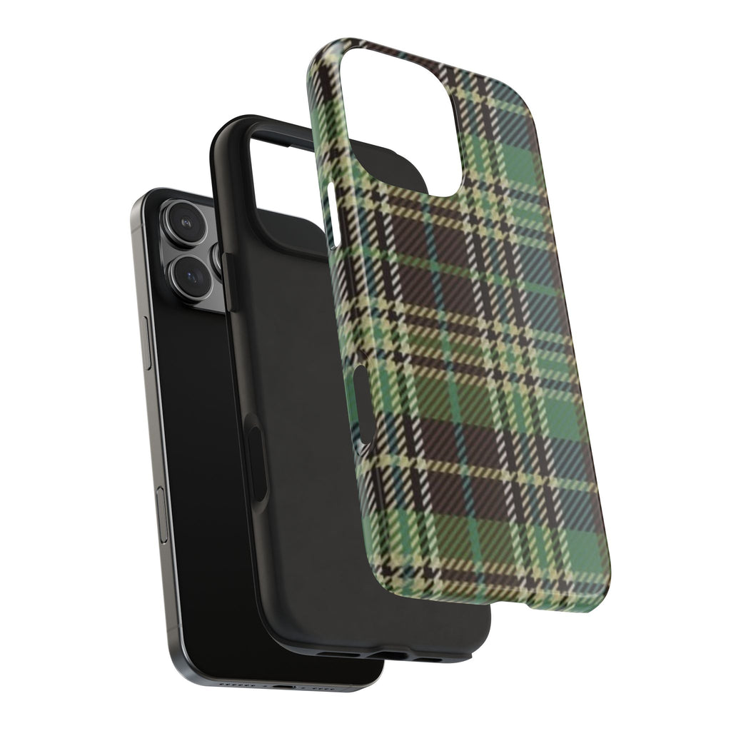 OCTOBER PLAID PHONE CASE