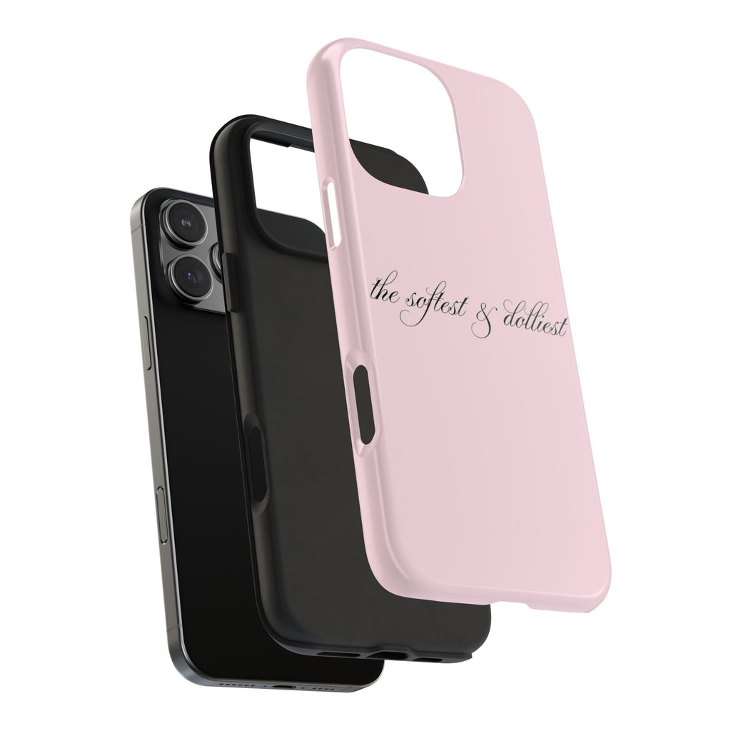 PINK THE SOFTEST & DOLLIEST PHONE CASE