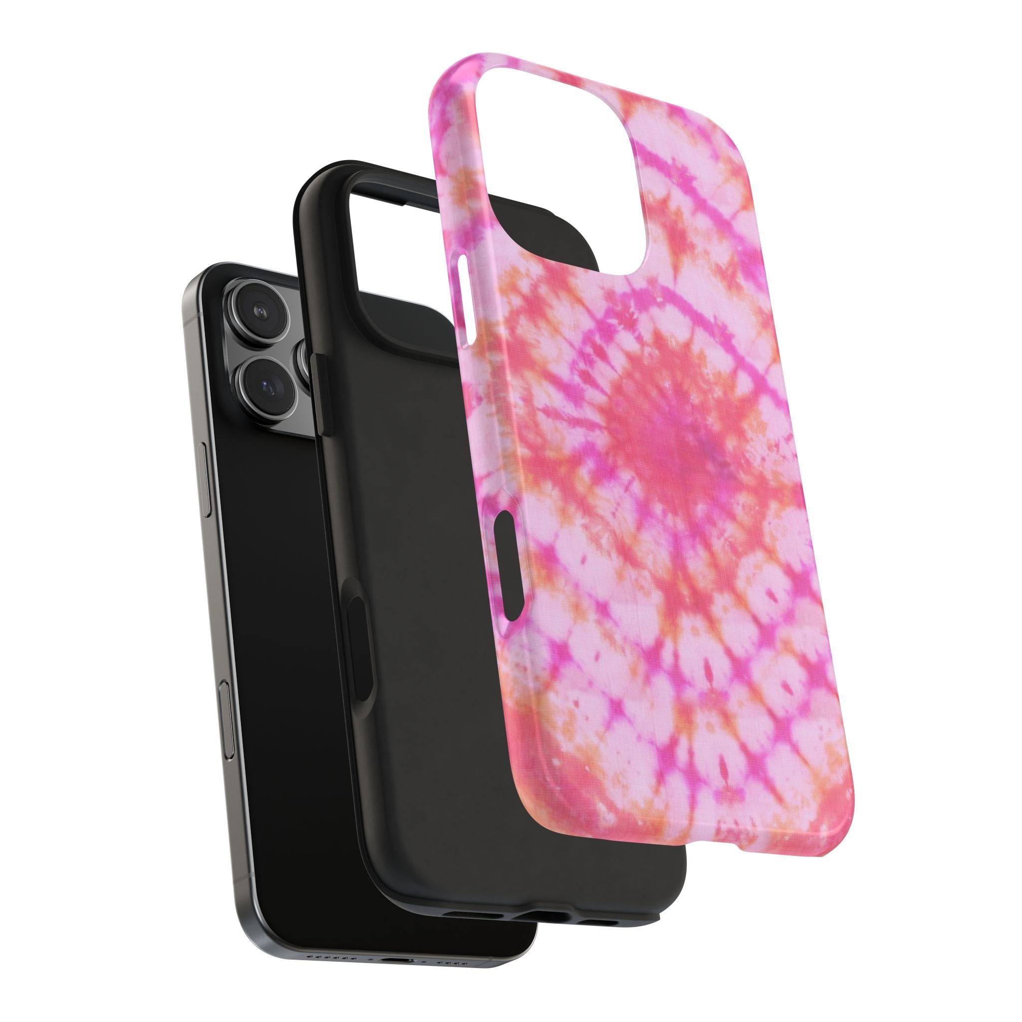 PINK SUNSET TIE-DYE PHONE CASE