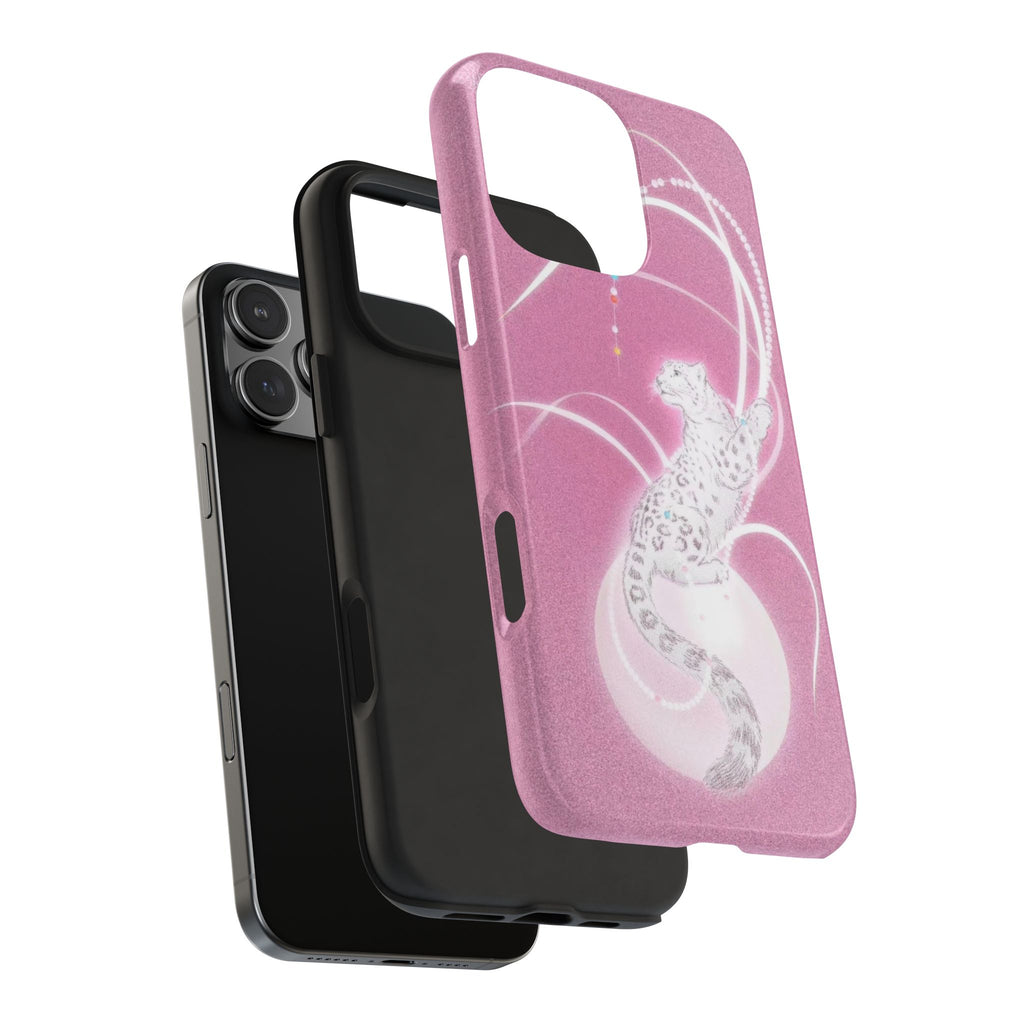 PINK ETHEREAL TIGER PHONE CASE