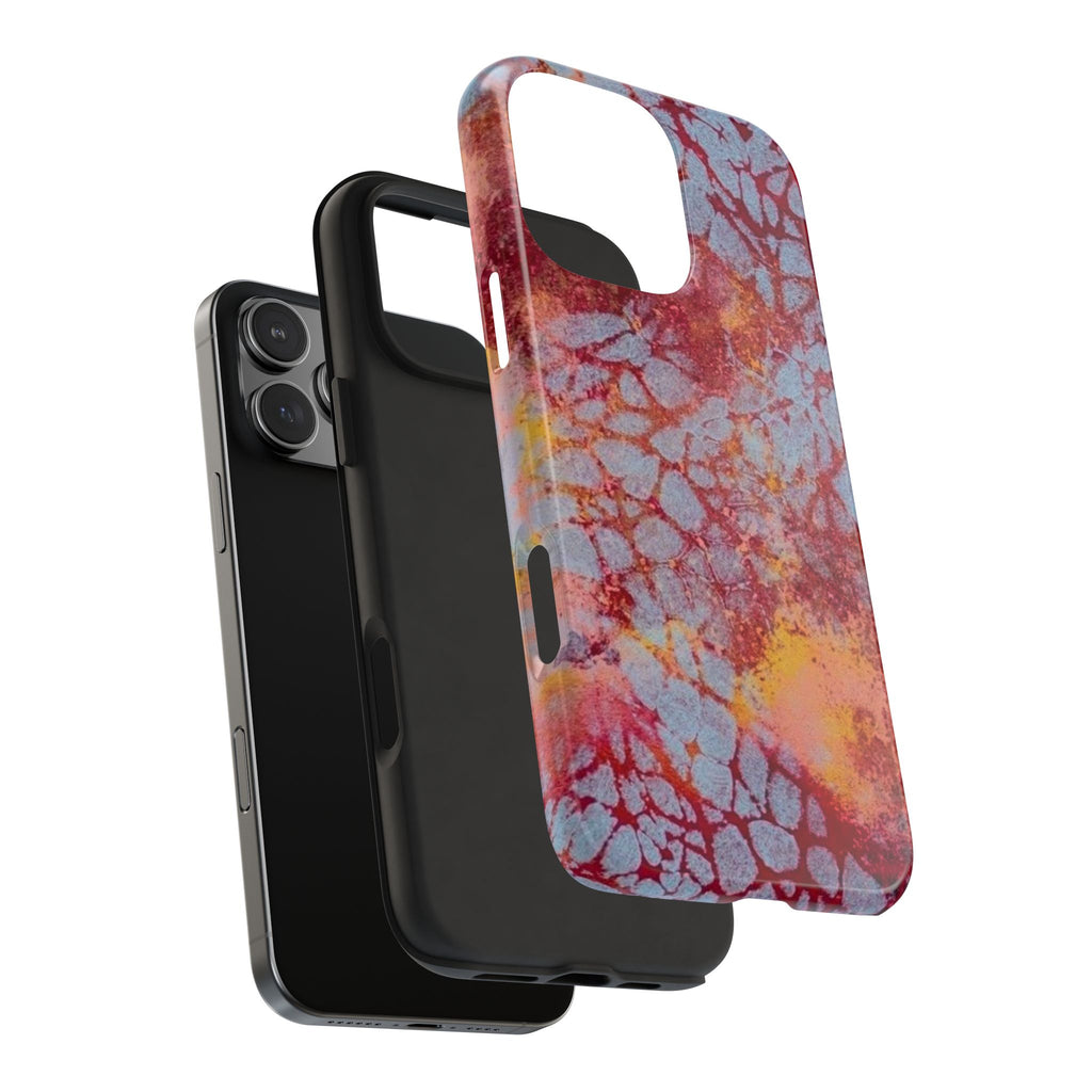 BLUE BURGUNDY MIRAGE PHONE CASE