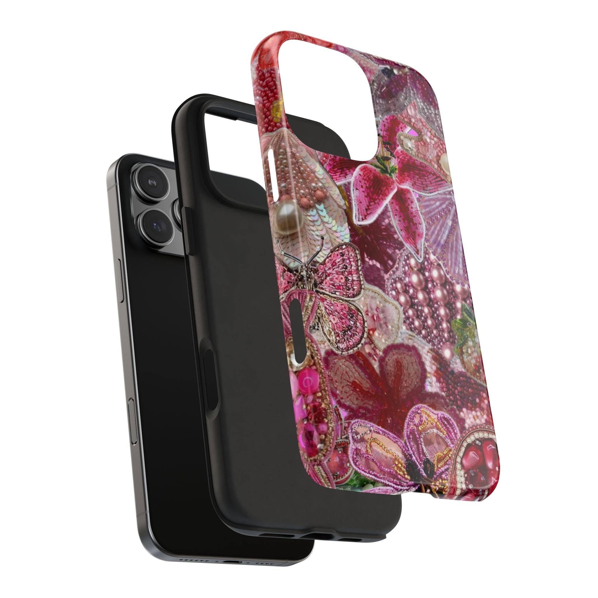 MAGENTA PEARL PRISM PHONE CASE