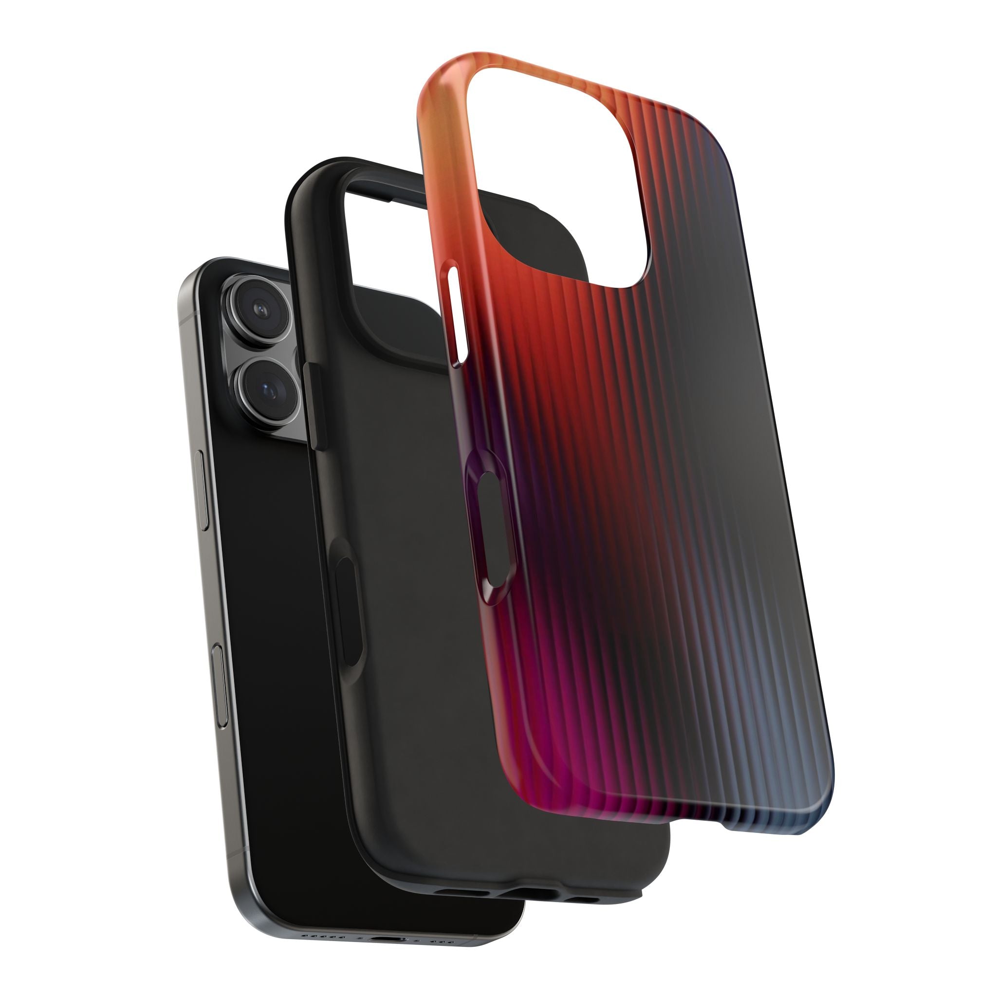 AMBER RIBBED GLOSS PHONE CASE
