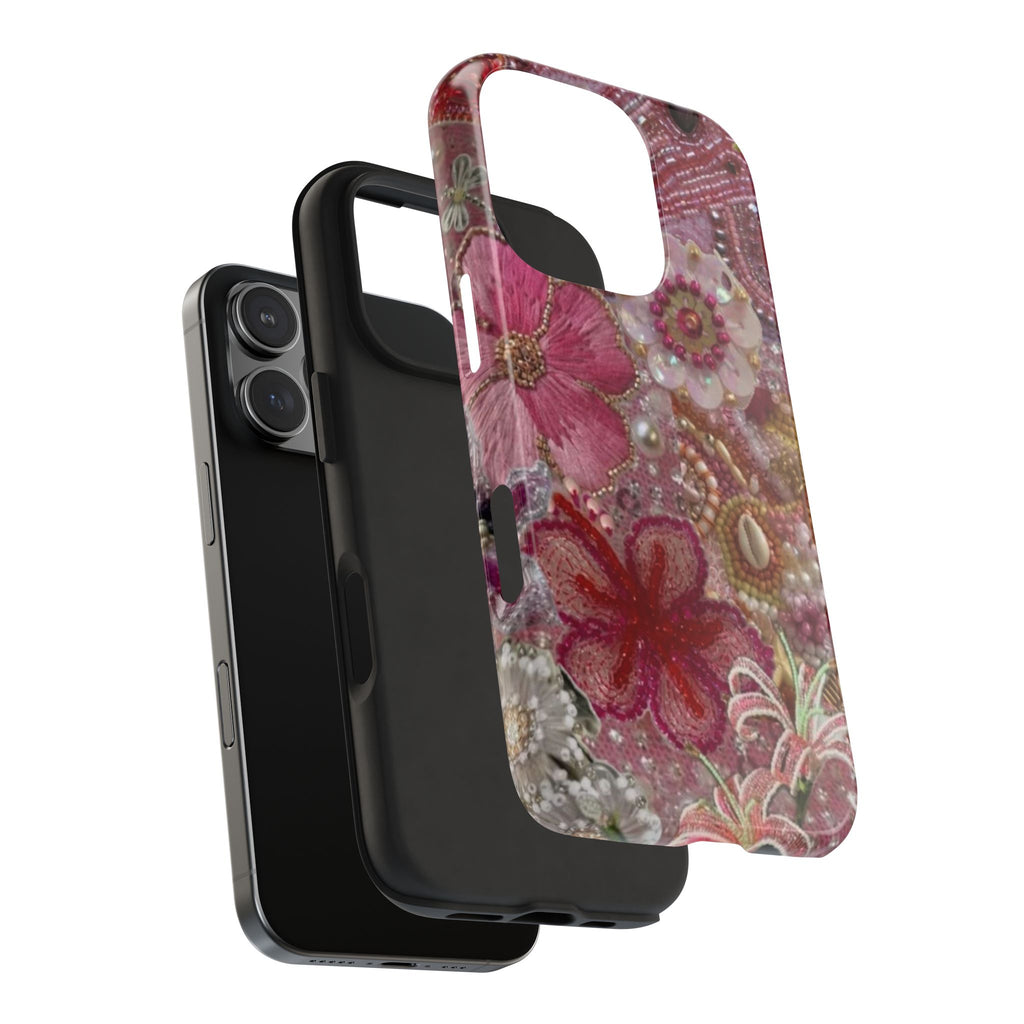 EMBELLISHED LILY BLOOM PHONE CASE