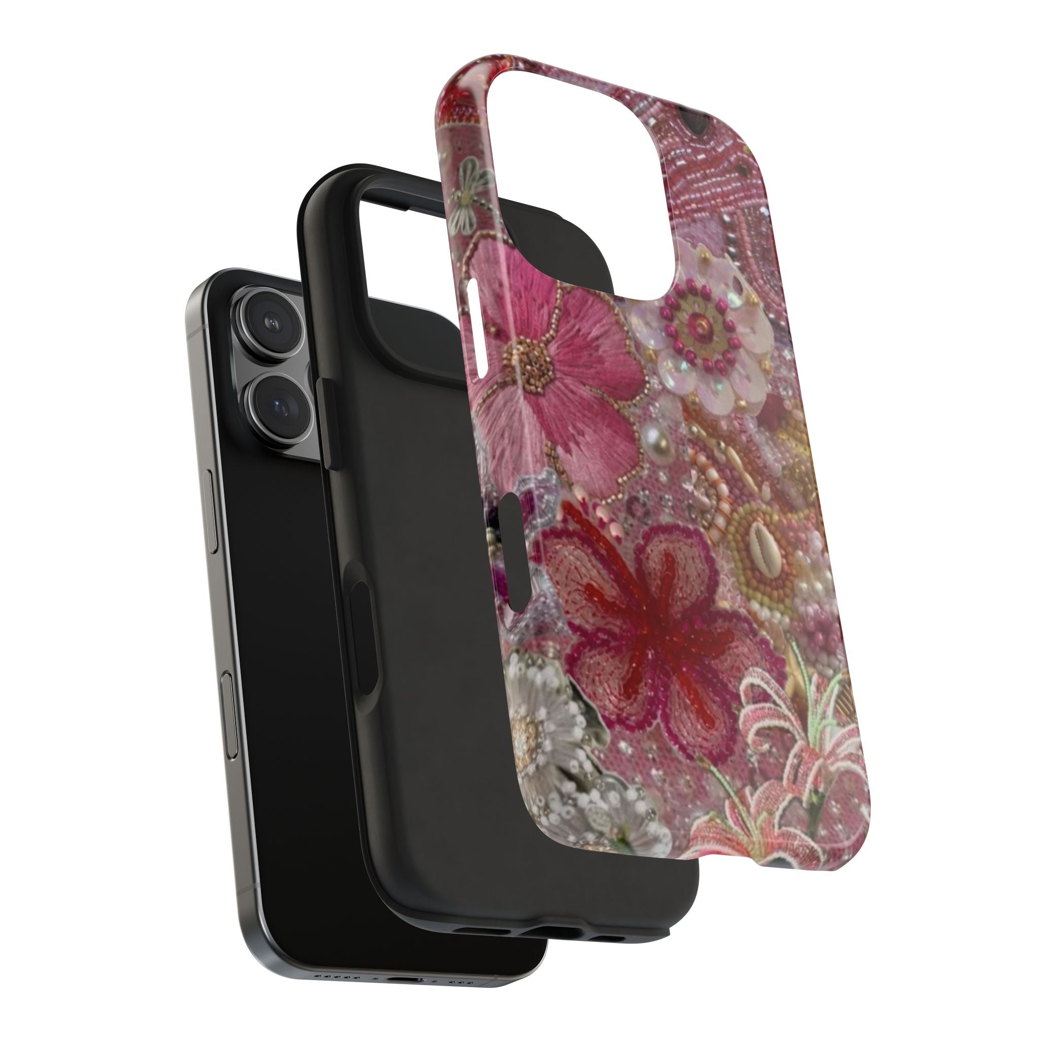 EMBELLISHED LILY BLOOM PHONE CASE