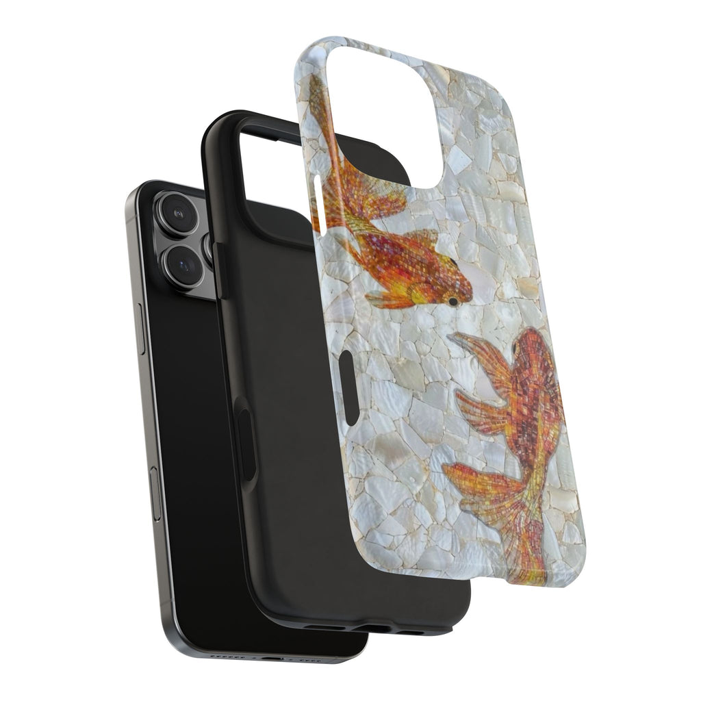MOSAIC EMBELLISHED FISH PHONE CASE