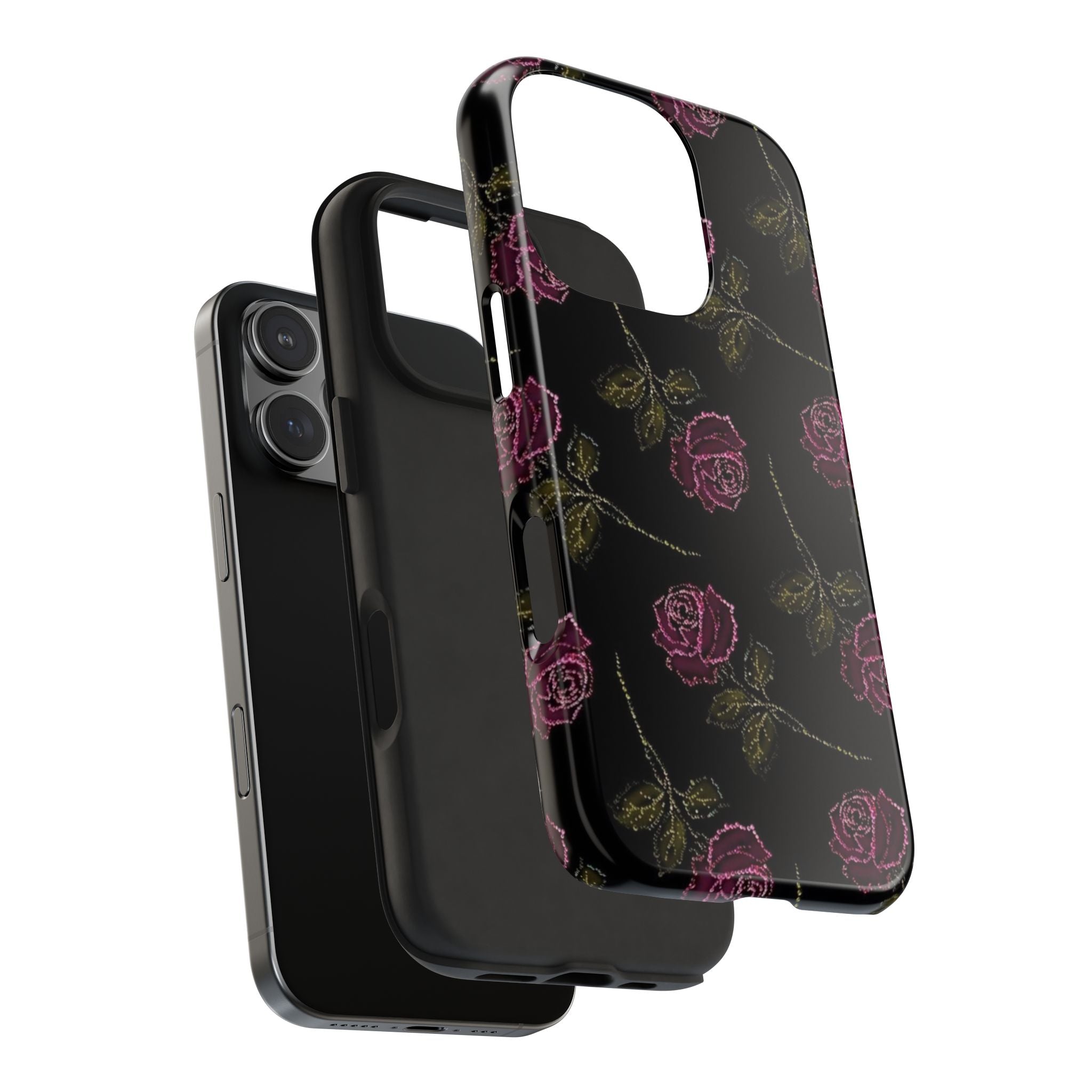 BLACK ROSES PHONE CASE