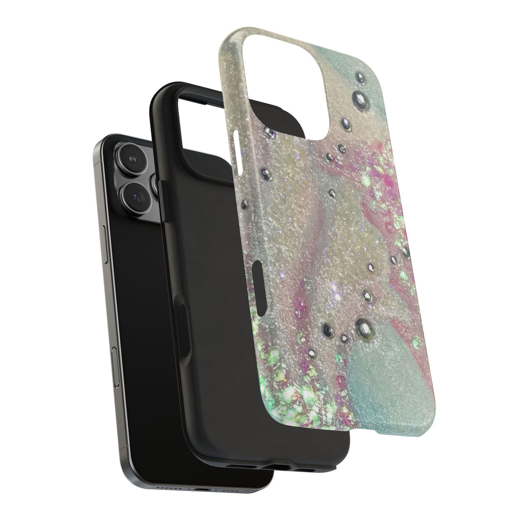 ETHEREAL GOLD WHIMSY BLUE PHONE CASE