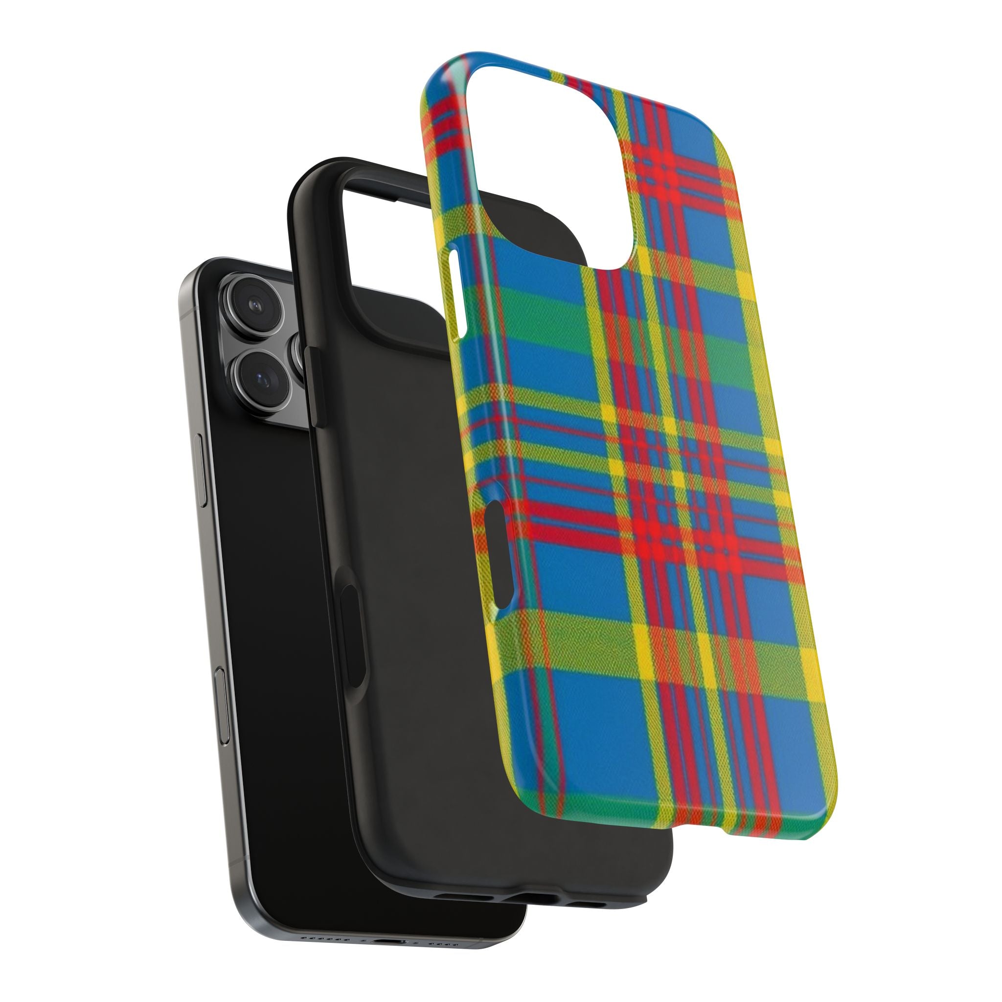 VAIL PLAID STRIPES PHONE CASE