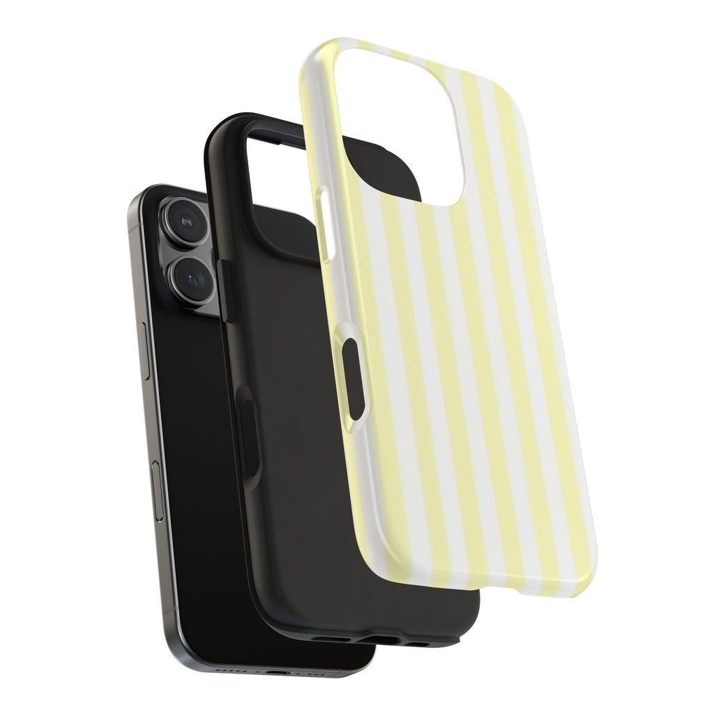 YELLOW SUNDAE STRIPED PHONE CASE