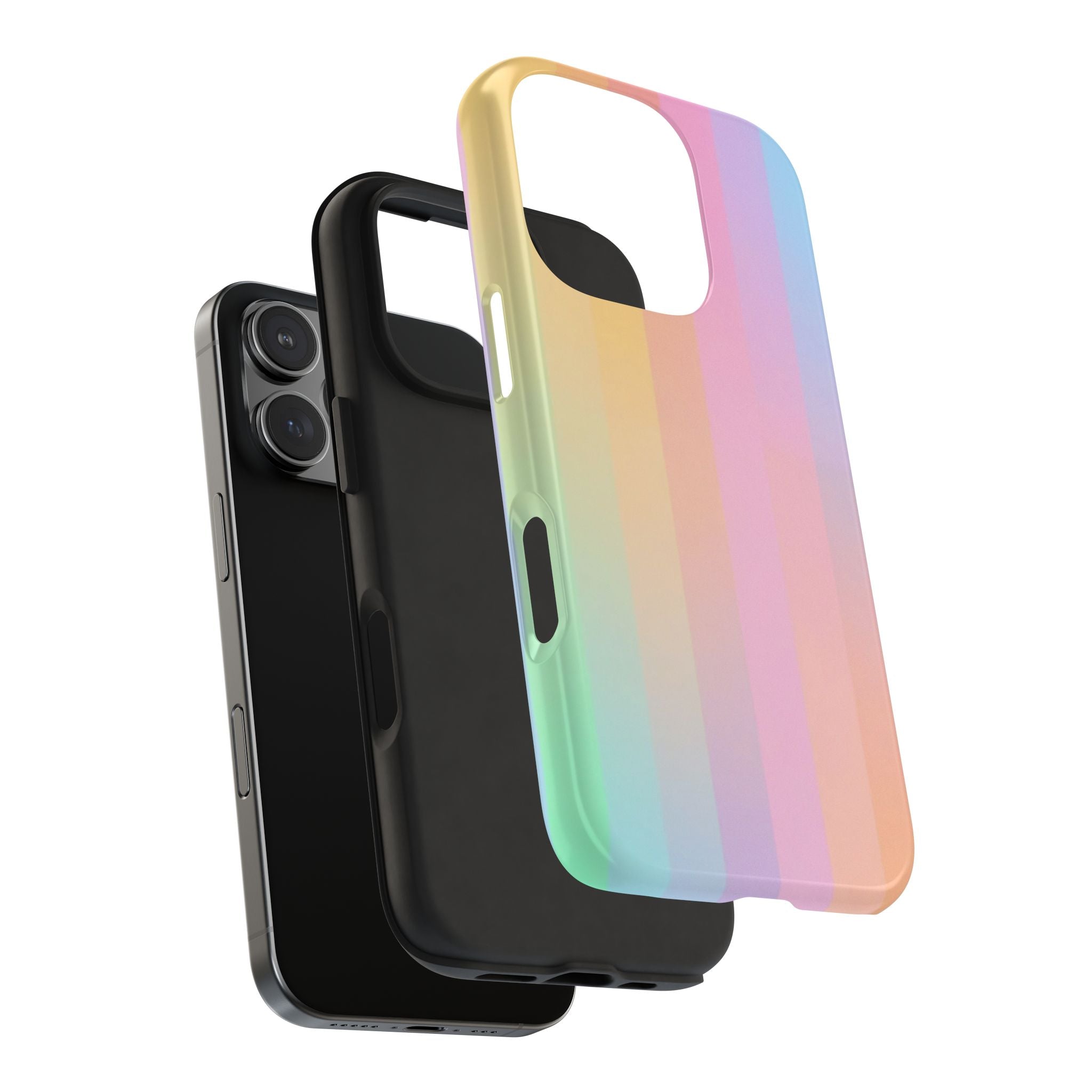 RAINBOW DREAM STRIPED PHONE CASE