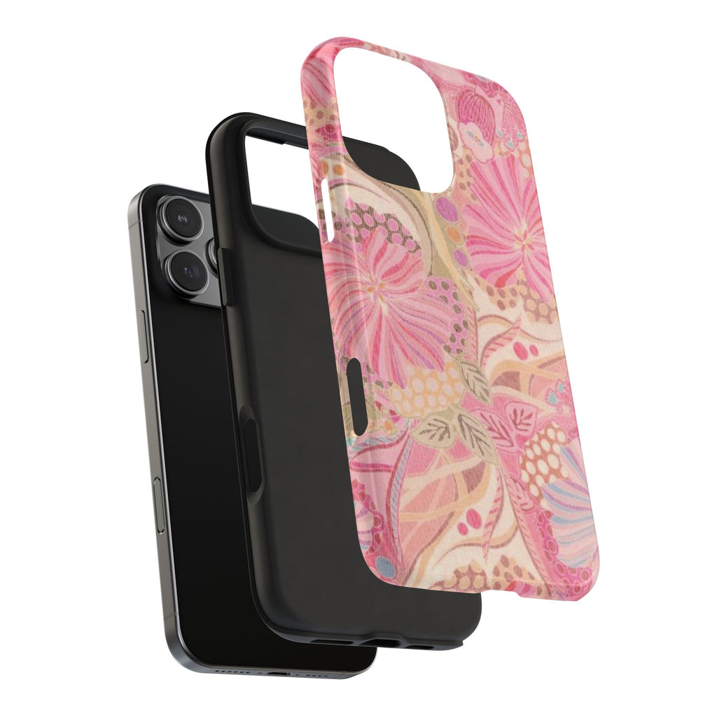 ROSEY REVERIE PINK FLORAL WHIMSY PHONE CASE